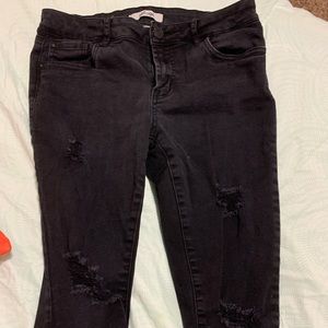 Black skinny jeans